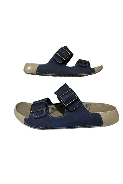 ALC 50651 Men's Anatomical Sole Daily Slippers with Stylish Buckle, Comfortab...