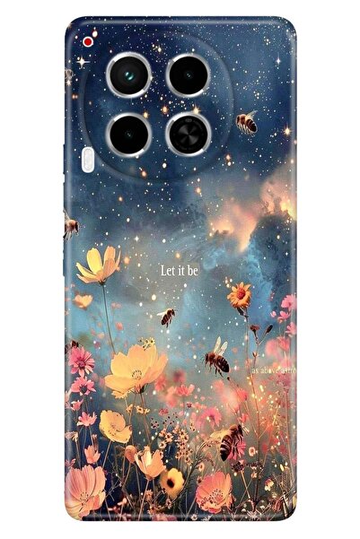 TECNO Camon 30 (CL6) Kılıf Let it Be Temalı Desenli Darbe Emici Silikon