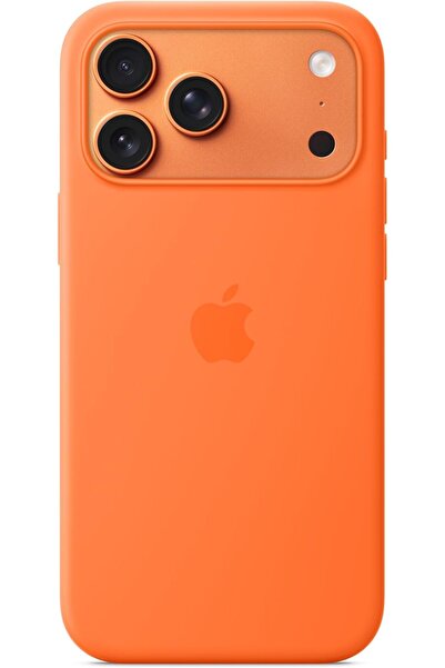 snapcart Apple iPhone 17 Pro Silicone Case with MagSafe – Orange