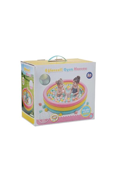 Erdem Oyuncak Fun Play Şişme Oyun Havuzu 85 Cm 100 Toplu