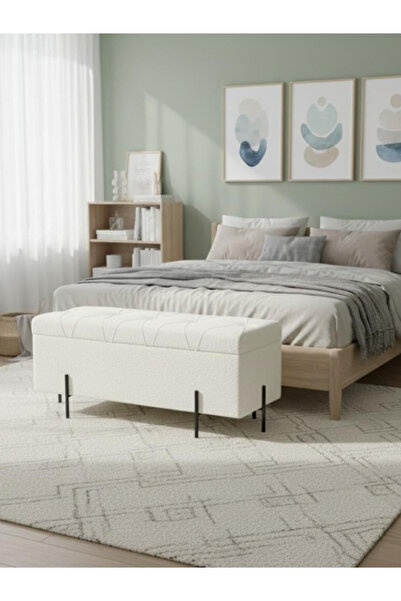 BEC13 Modern Storage Bench for Bedroom and Living Room 110 cm