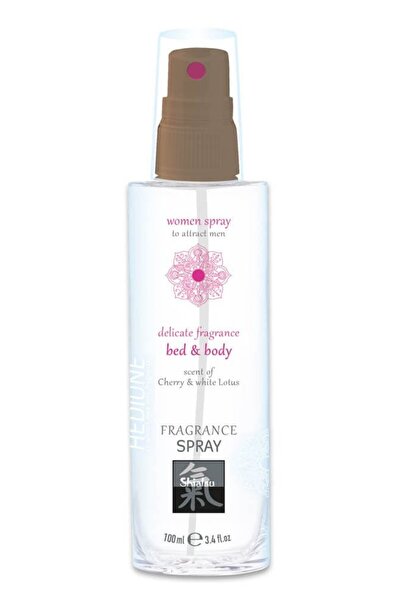 Shiatsu Spray pentru corp și pat - Cireș și Lotus Alb 100 ml