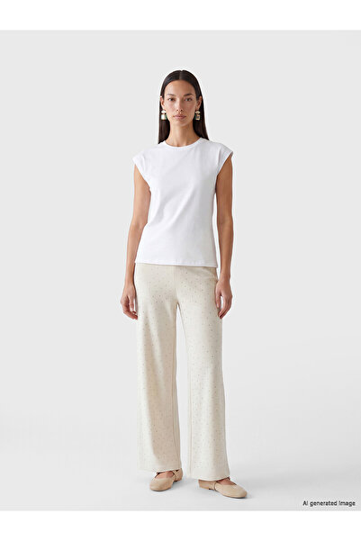 LC Waikiki Vizyon New Season Soft Touch Stoned Women's Sweatpants