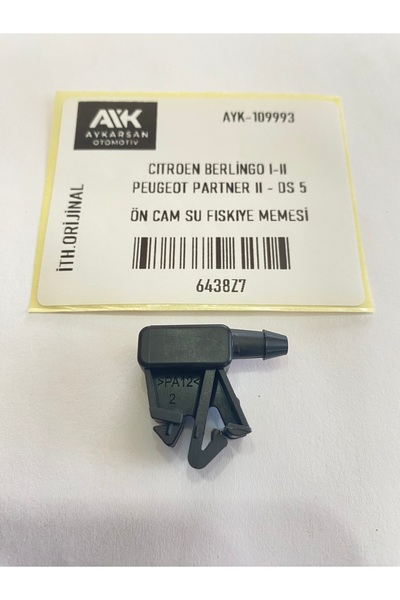 Orjinal Citroen Berlingo Partner DS5 Ön Cam Su Fıskiye Memesi OEM 6438Z7 SEIM