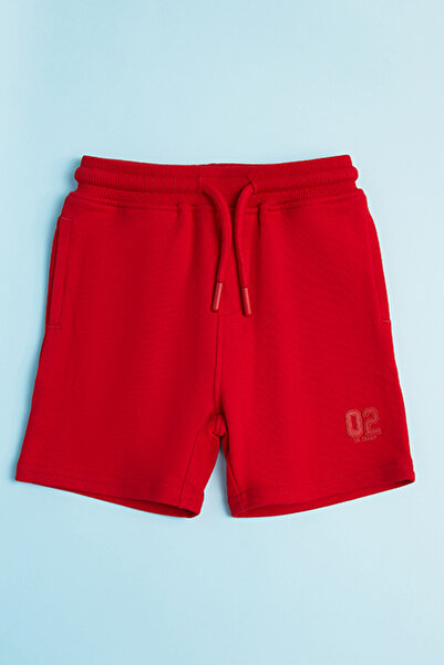 R&B Appliqued Shorts with Drawstring Waist
