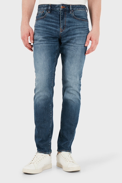 Armani Exchange Cotton Slim Fit Regular Waist Jeans Men's Jeans Pants Xm00007...