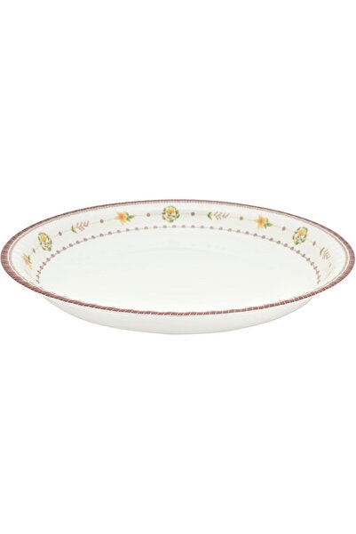 Narjis Round Tray, 12 pieces, 55 cm, White