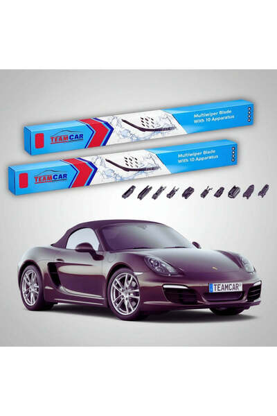 TEAMCAR Ștergătoare Porsche Boxster 981 2012-2016 |   Set frontal plat – Team...