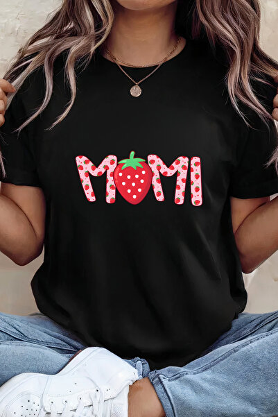 Sarah's Boutique Women's T-shirt – 100% cotton – Strawberry Momi