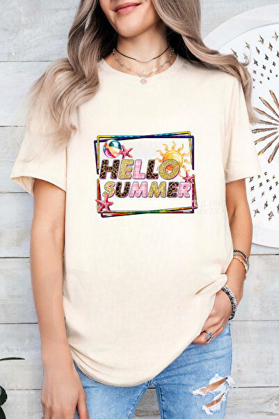 Sarah's Boutique Women's T-shirt – 100% cotton – Leopard Summer