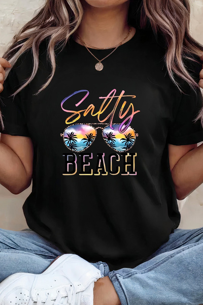 Sarah's Boutique Women's T-shirt – 100% cotton – Salty Glasses