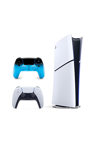Sony Playstation 5 Slim dijital 1TB + 2.kol Dualsense Rhythm Blue (İthalatçı ...