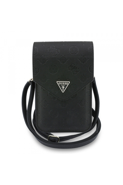 Guess Geanta Universala pentru Telefon, Guess, Grained Peony, Neagra