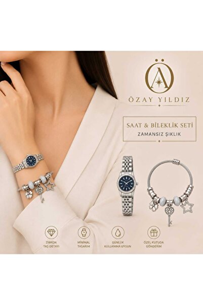 ÖZAY YILDIZ Kadın Charm Bileklik ve Saat