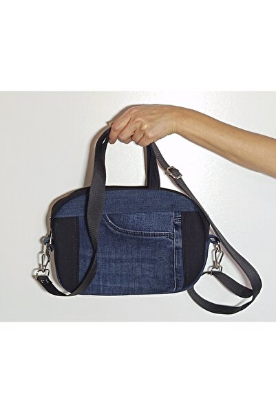 minart design Special Design Black Navy Blue Shoulder Bag