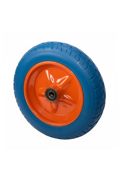 UNİBOX Roata roaba Spuma 400-8, ax 20’’, pentru utilizarea intensiva, Albastr...