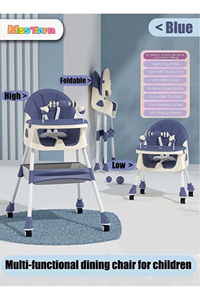 ARCO STORE Convertible Infant High Chair with Adjustable Height and Footrest,...