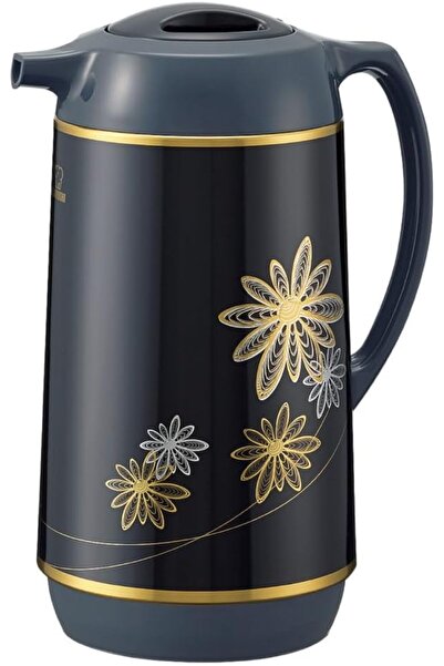 ZOJIRUSHI Glass jug from Zojirushi, decorated gold color corsage, model AHGB-10D