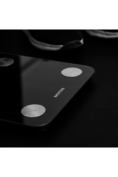 KRYPTON ميزان ذكي لقياس دهون الجسم - ميزان رقمي بتقنية البلوتوث مع شاشة LED، ...