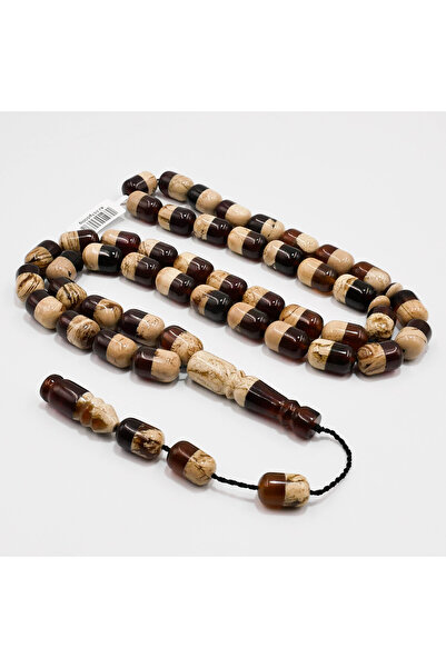 genernic Sumatran Amber Rosary 45 Beads, 71.5g , Barrel Cut Prayer Beads ,11-...