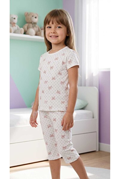 Çamaşır Bahçesi 100% Cotton Unisex Kids Capri Set # Printed Children's Capri ...
