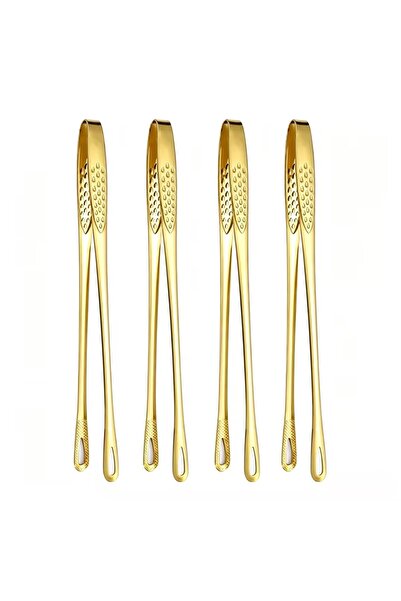 Arabest 4 pcs Bbq Tongs,Korean Barbecue Tongs, 304 stainless steel, Clip Head...