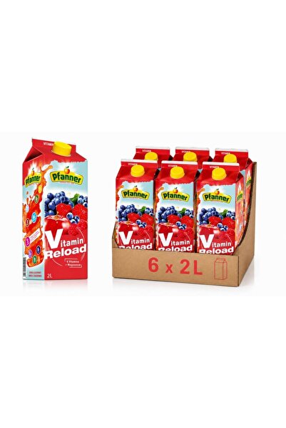 Pfanner Vitamin Reload Meyve Suyu 2 Lt x6