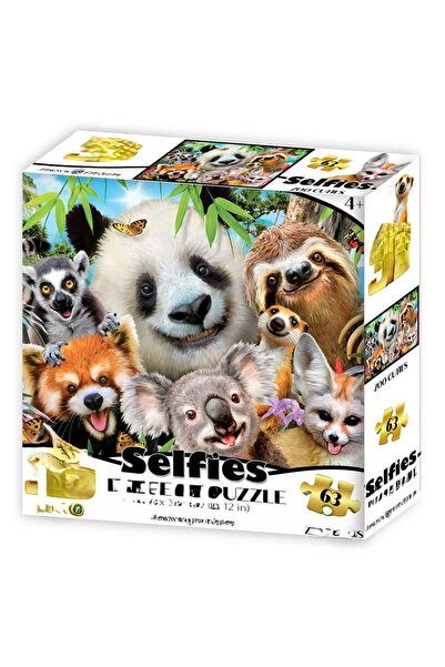 DGSTYL3 Zoo Smurfs Selfie Puzzle 63 Pieces