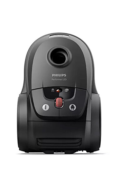 Philips Aspirator cu sac XD8122/10, 900 W, 4 l, Filtru HEPA, Cablu 9 m, Negru