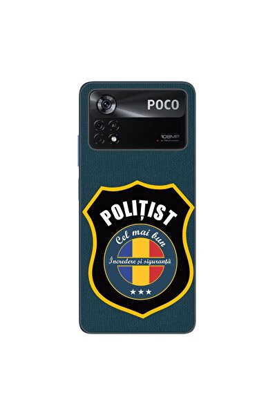 OEM Θήκη συμβατή με Xiaomi Poco X4 Pro από σιλικόνη gel TPU με σχέδιο αστυνομ...