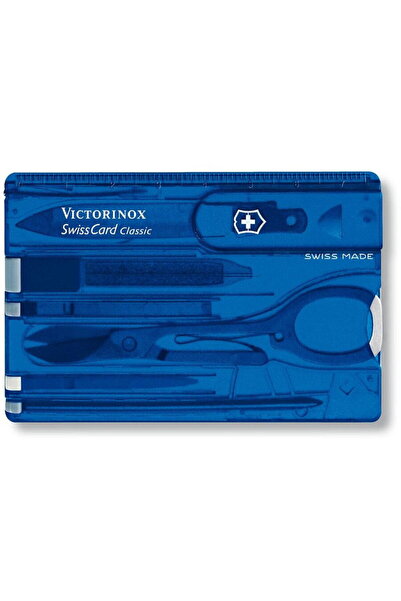 Victorinox SWISSCARD blue transparent