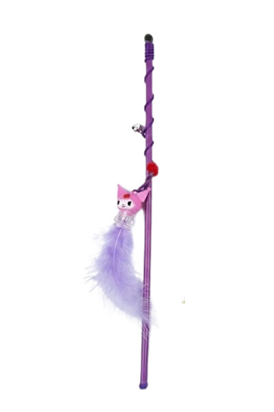 WOWMOMKIDS Kuromi figured cat fishing rod purple