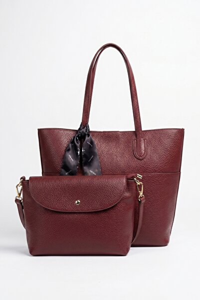 LuviShoes Γυναικεία τσάντα ώμου 1509 Claret Red Floater