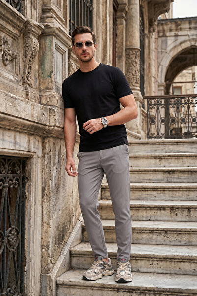 Buratti Slim Fit Regular Waist Pipe Leg Denim Trousers Men's Jeans 5545C82Milano