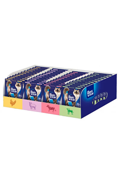 Other OptiVital hrană umedă pentru pisici, pliculețe, 4 arome, 112x85g