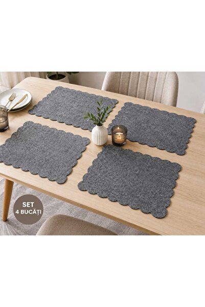 Home Σετ 4 τεμαχίων σουπλά από τσόχα (πάνω-κάτω) – 33 x 44 εκ.