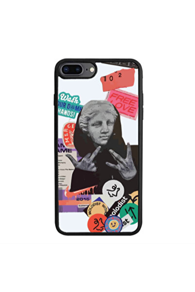 Other Apple iPhone 7 Plus Free love Black Glossy Θήκη