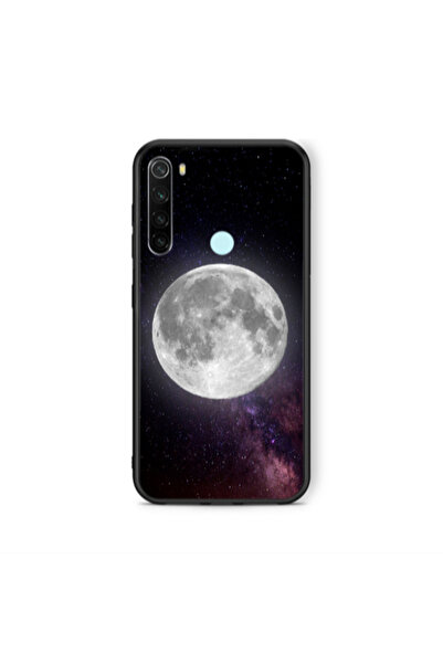 Other Xiaomi Redmi Note 8 Moon and stars Black Glossy Θήκη