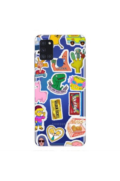 Other Samsung A21S best cartoons Transparent Silicone TPU Θήκη