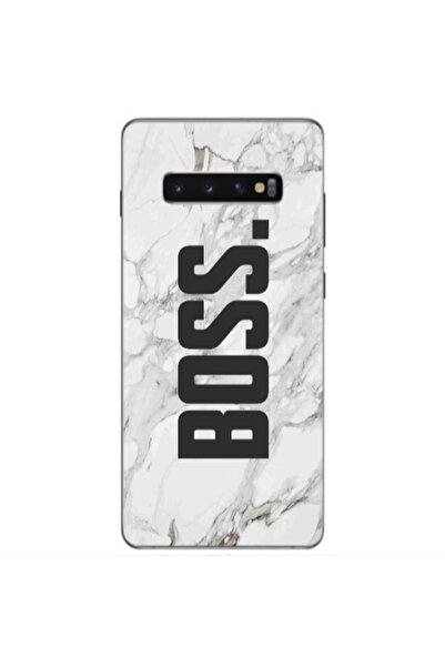 Other Samsung S10 Plus Marble Boss Transparent Silicone TPU Θήκη