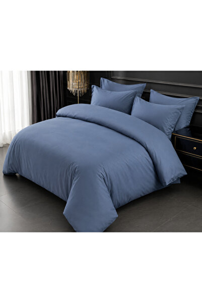 MEİSO MĚISO Premium 4-Piece Duvet Cover Set Top Bottom Set in 100% Satin Cott...
