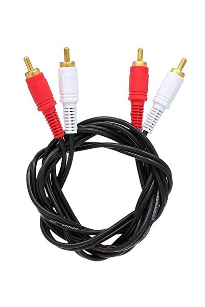Generic كابل صوت وفيديو RCA ذكر إلى RCA ذكر أسود/أحمر/أبيض