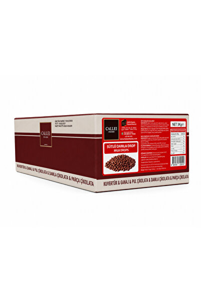 Callei Chocolate Sütlü Damla Çikolata 3 Kg