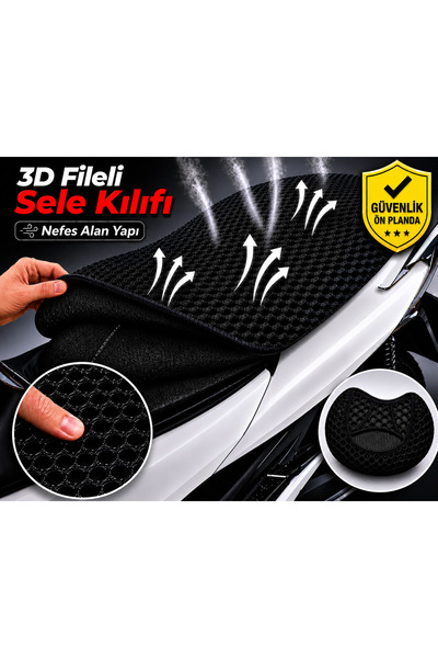 Vi Caro Husa scaun motocicleta Vespa GTS 150 ABS Husa scaun cu plasa 3D Prote...