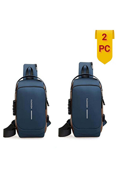 Generic 2-Piece Anti-Theft Sling Bag Set – Water-Resistant Sports Crossbody B...
