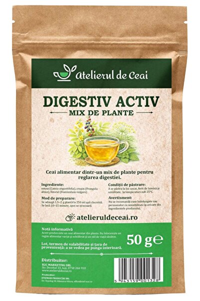 atelierul de ceai Ceai digestiv activ - mix de plante digestive