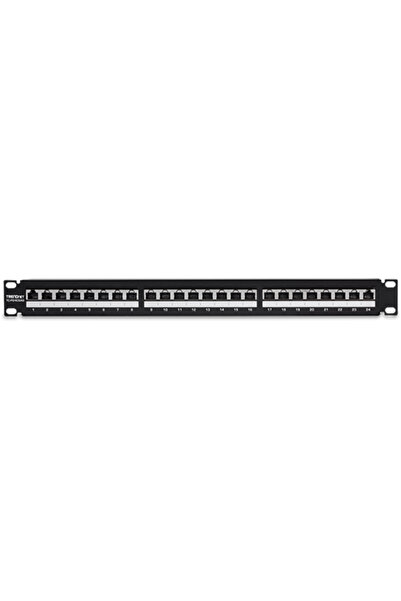 TRENDnet Panou de patch-uri RJ45 cu 24 de porturi, Cat6a, ecranat, 1U - TC-P2...