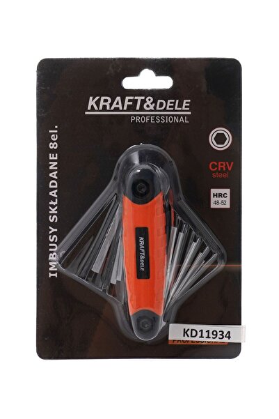 Kraft&dele Set de chei imbus pliabile 8 piese, Kraft&Dele, KD11934