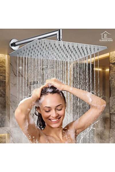 Elindor Dus Elindor® Jet Rain Shower Head, Quick Installation, 30 × 30 cm, Ch...