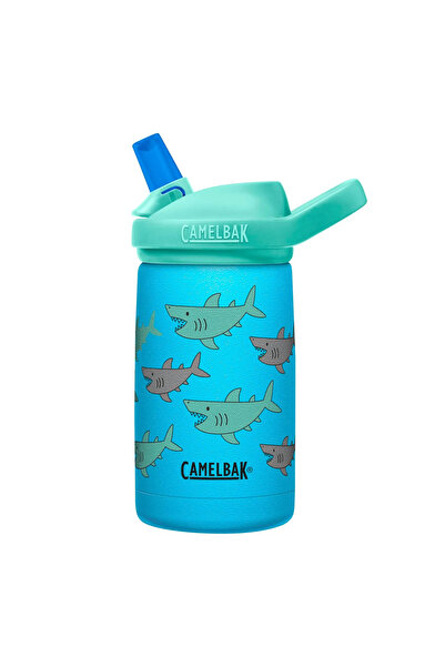 Camelbak EDDY PLUS KIDS BOTTLE INSULATED STAINLESS STEEL 350ML SCHOOL OF SHARKS
